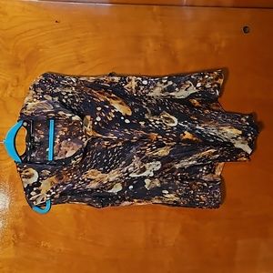 Escada printed tank blouse